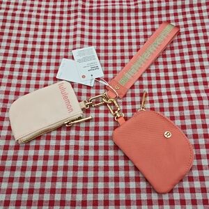 Lululemon Pink and Rose Wristlet